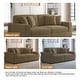 preview thumbnail 117 of 132, Corduroy Couch Modular Sectional Sofa with Pillows