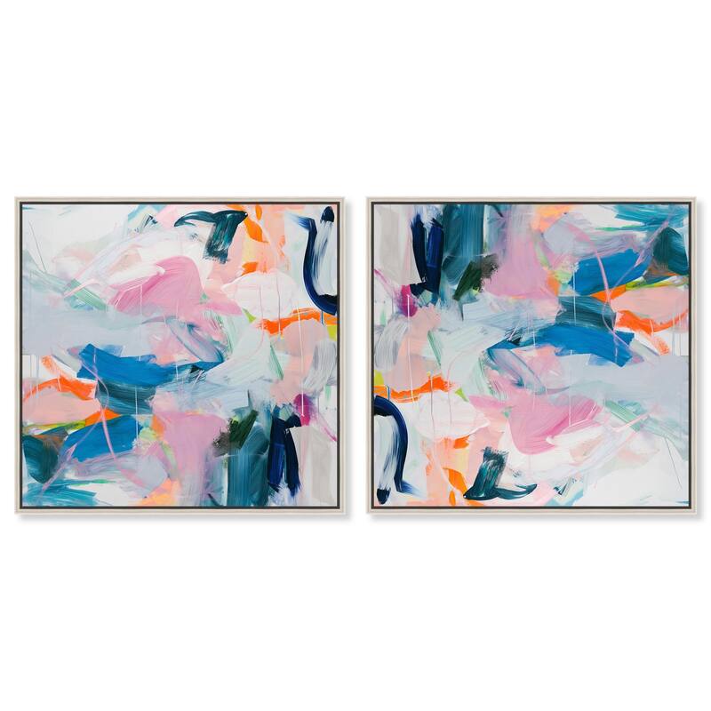 Sunset Beach Drive Canvas by Art Remedy - 54" x 36" - White