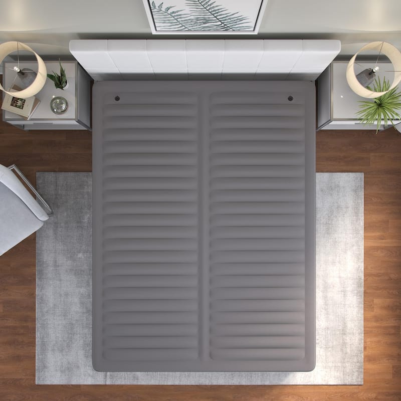 TopAire Supreme Inflatable 4 in. Mattress Topper - Air Filled Topper with Dual Adjustable Firmness