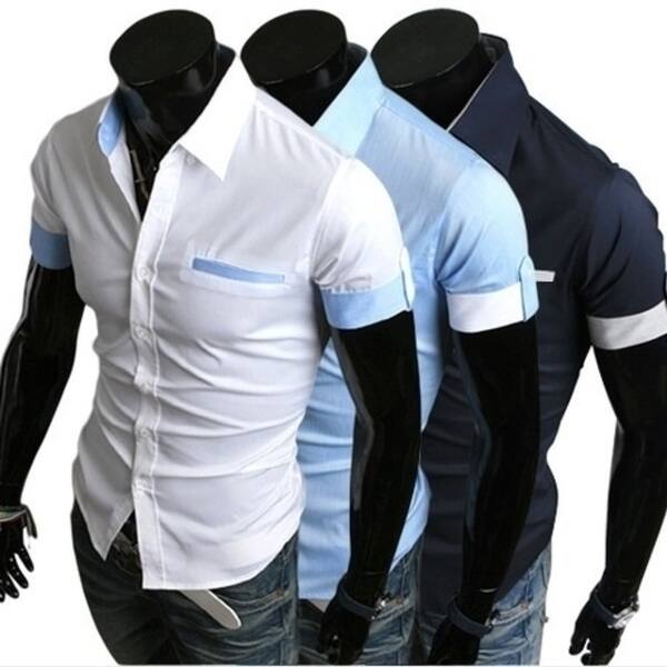 Shop Men S Fashion Casual Shirt Polos Mens Hot Sale Fashion