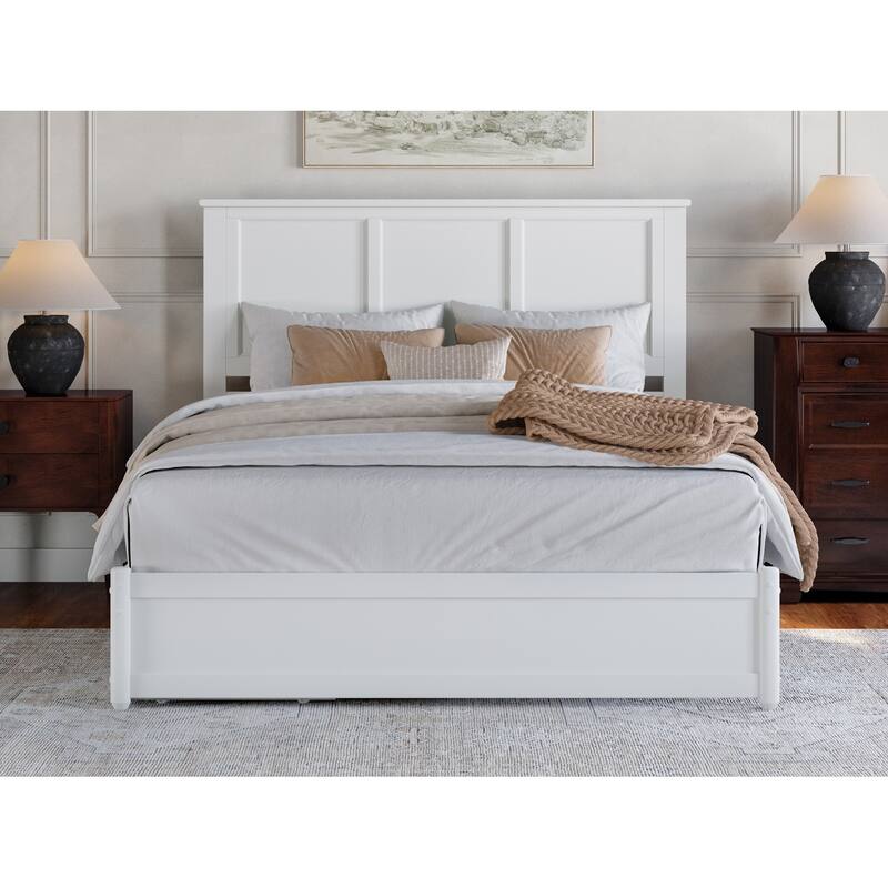 Felicity Platform Bed with Panel Footboard and Storage Drawers