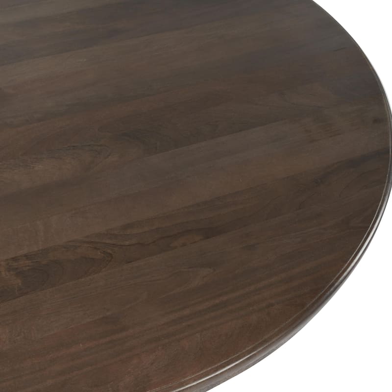 Classic Home Brookside 60" Round Dining Table in Cocoa Brown - 60Wx60Dx30H