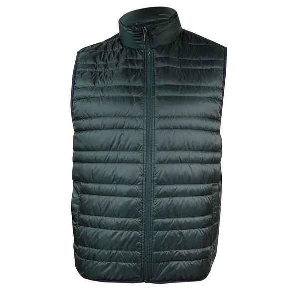michael kors black puffer vest