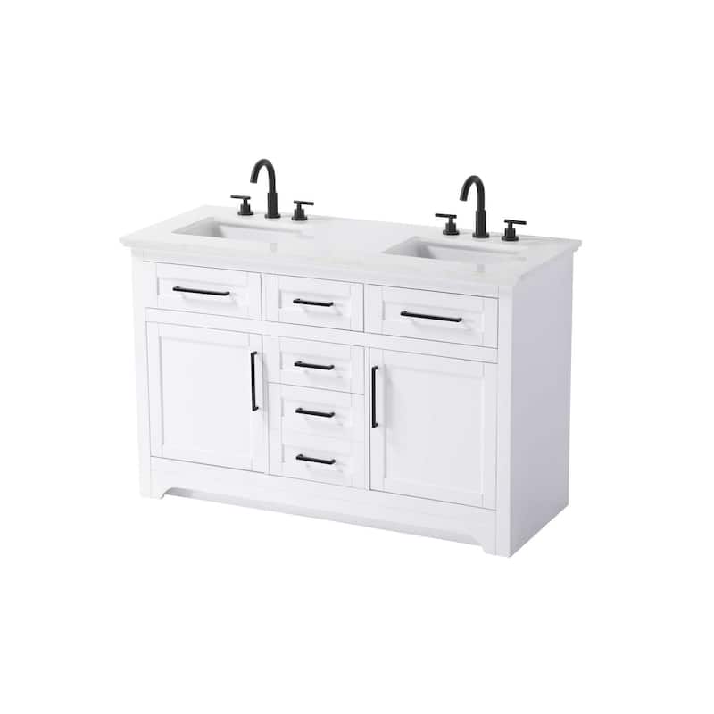 Nathaniel Double Bathroom Vanity (54-84 inch)