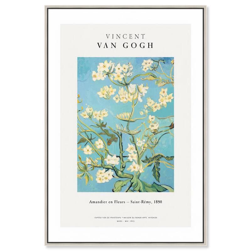 Spring in Saint-Remy Canvas by Art Remedy - Silver - 36" x 54"