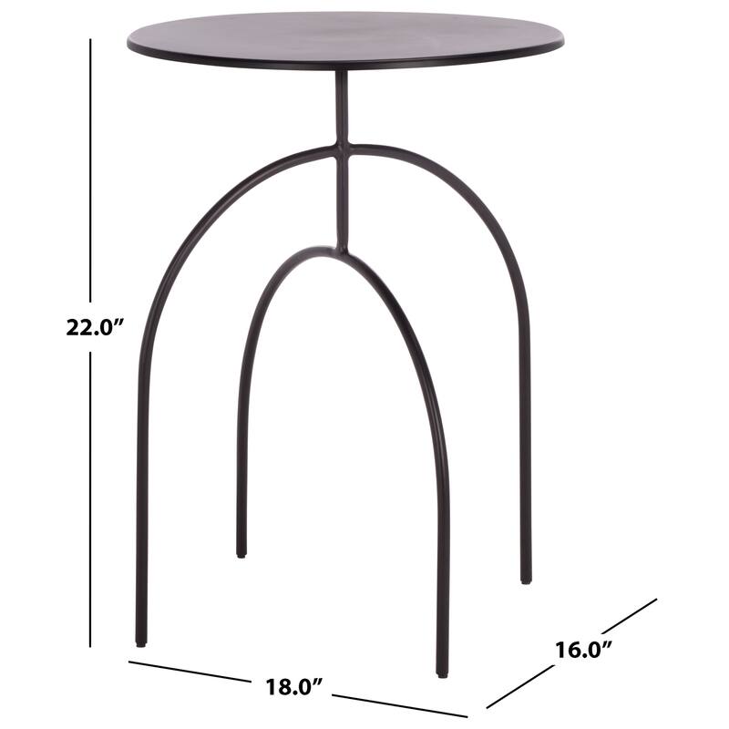 SAFAVIEH Home Saburo Accent Table - 16"W x 18"D x 22"H