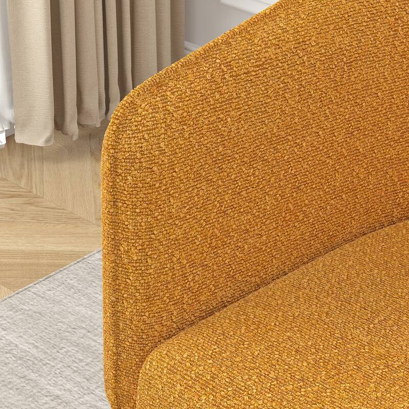 Mid-Century Arm Chairs Leisure Chair,Orange