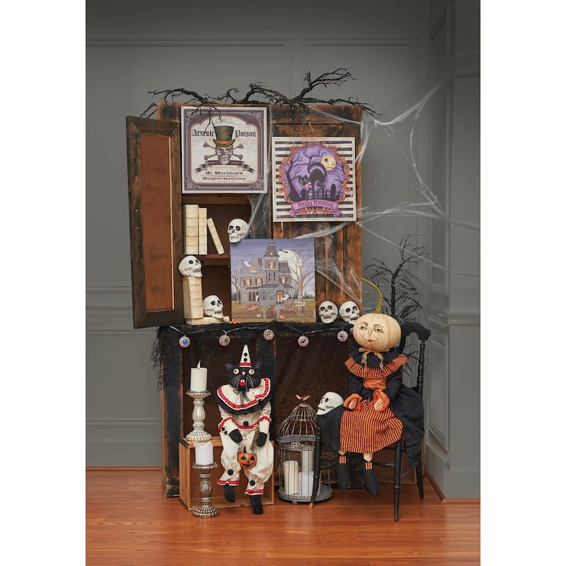 Haunted House Light-Up LED Wall Art