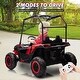 preview thumbnail 7 of 31, 24V Kids Ride On Utv, 2 Seater 4WD Electric Truck with Sun Shade