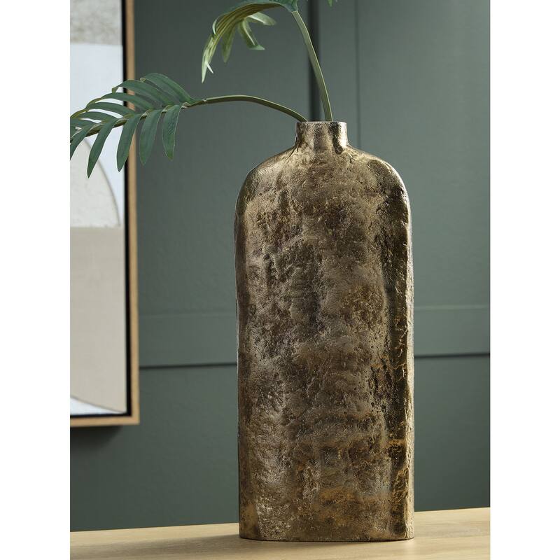 Signature Design by Ashley Wallmond Brown/Black Vase - 6.88" W x 3.25" D x 16.25" H