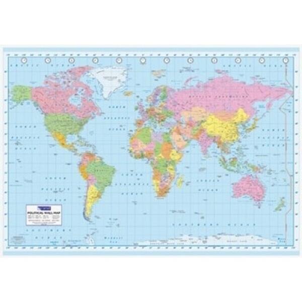World Map 2007 Political World Map C.2007 Poster Poster Print Item Varpyrgpw6001 - Bed ...