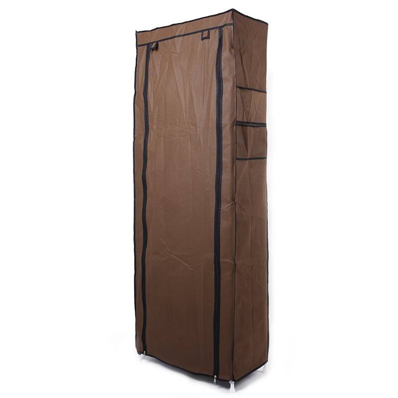 10 Layers Non-woven Fabric Shoe Rack Coffee