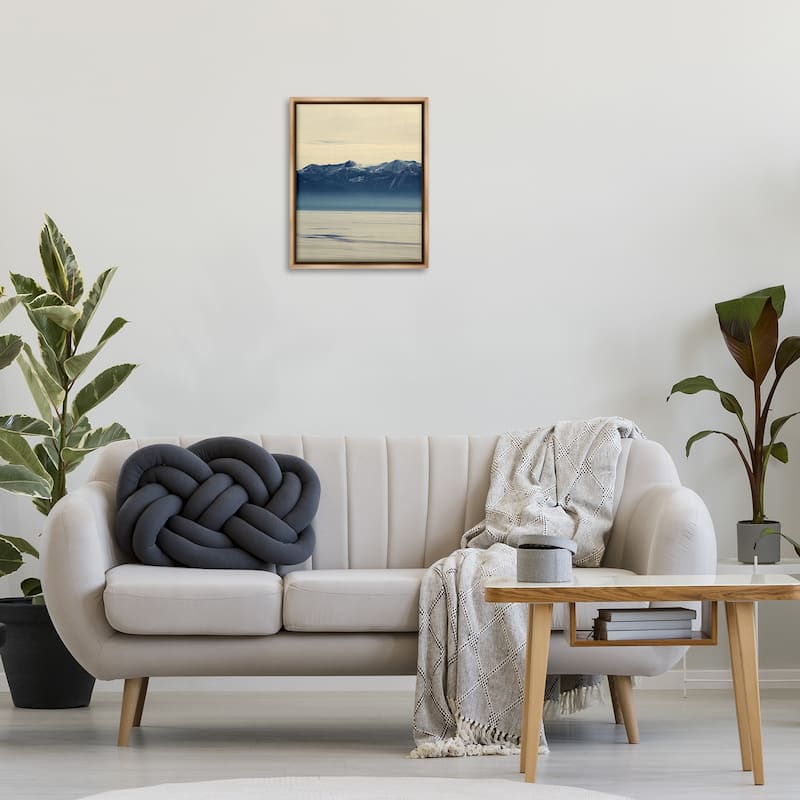 Stupell North Shore Landscape Framed Floater Canvas Wall Art Design By Gemma Bardot