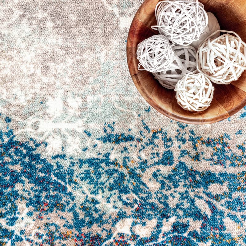 Nuloom Multi Vintage Vibrant Persian Floral Area Rug