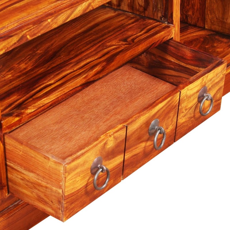 vidaXL TV Stand Solid Sheesham Wood 47.2"x11.8"x15.7"