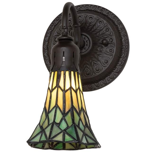 Meyda Tiffany 260486 10" Tall Wall Sconce - Oil Rubbed Bronze