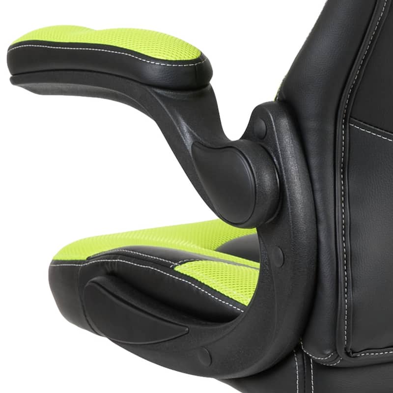 High Back Racing Style Ergonomic Gaming Chair with Flip-Up Arms