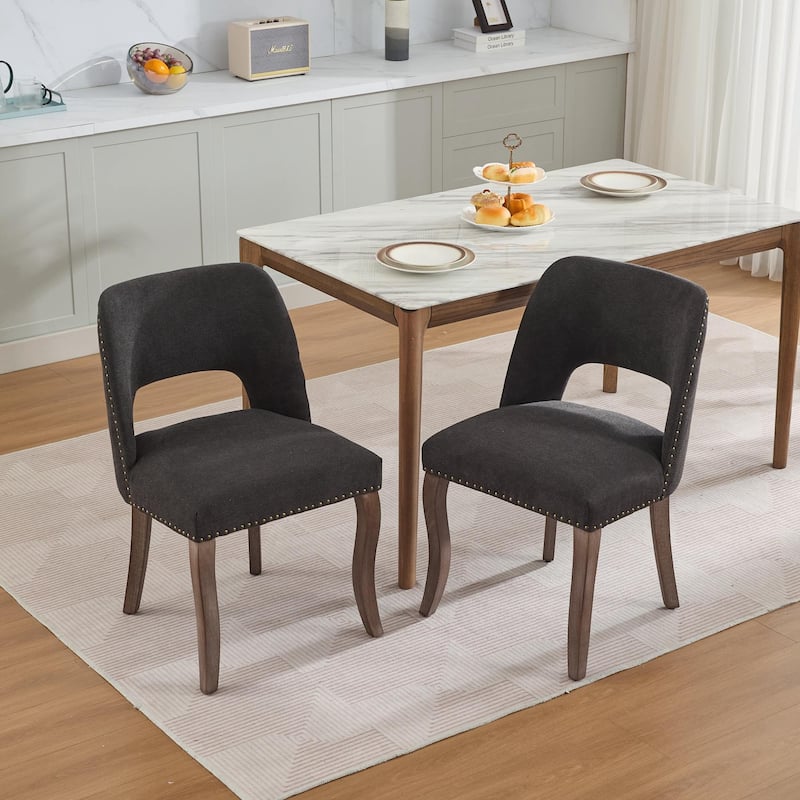 Modern Farmhouse Dinner Chair,Set of 2