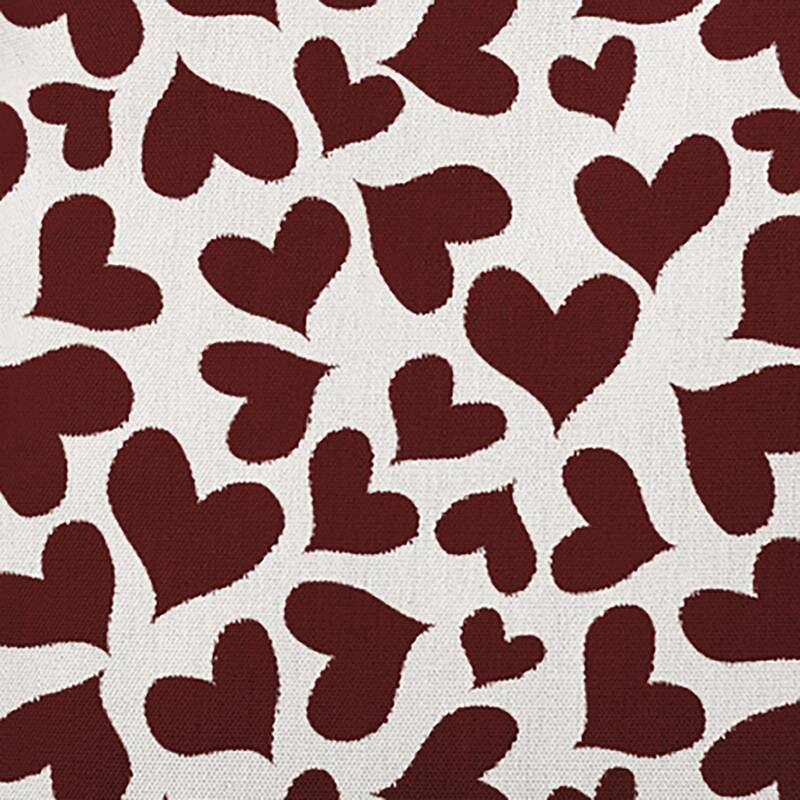 Patterned Hearts Valentine's Day Decorative Indoor/Outdoor Pillow