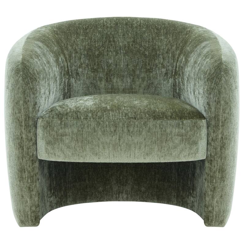 SAFAVIEH Couture Sangita Barrel Back Accent Chair - 35" W x 31" D x 30" H - 35"W x 31"D x 30"H