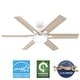 preview thumbnail 2 of 18, Hunter 52" Georgetown ENERGY STAR® Ceiling Fan w/ LED Light, Remote - Contemporary - Easy Install!