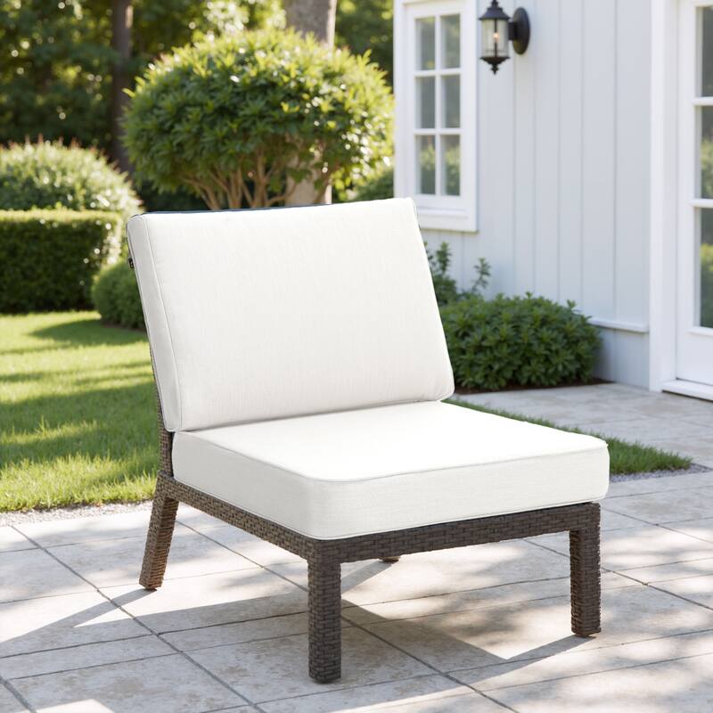 Outdoor 4.7" Thick Sunbrella Cushion Set with Back and Seat Cushions