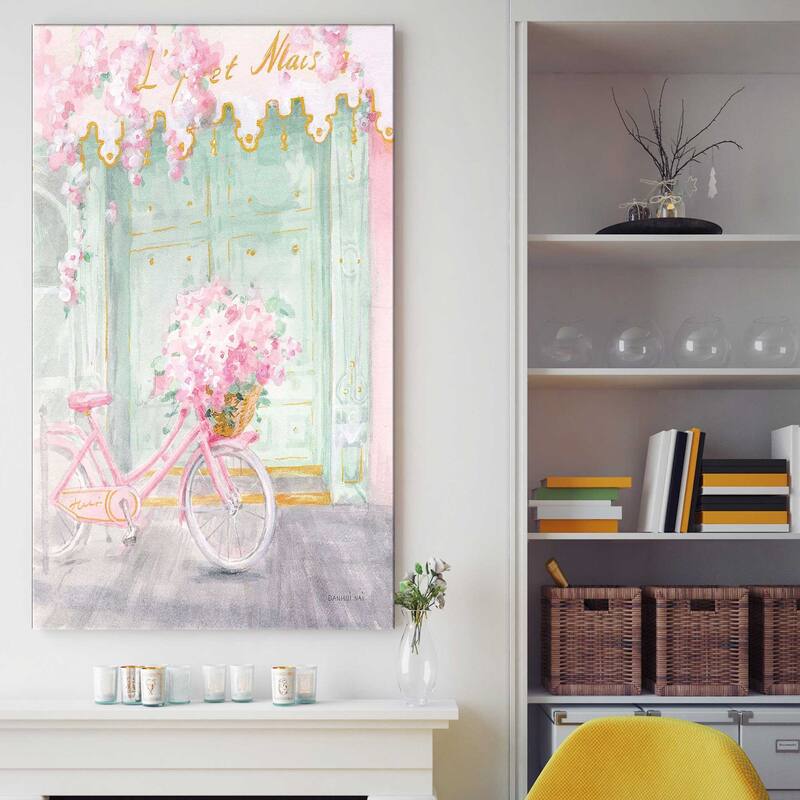 "Pastel Paris I" by Danhui Nai Print on Canvas