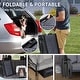 preview thumbnail 2 of 5, Dog Ramp for Car, Folding Portable Pet Stair Ramp with Non-Slip Rug Surface, Extra Wide Dog Steps for Medium & Small