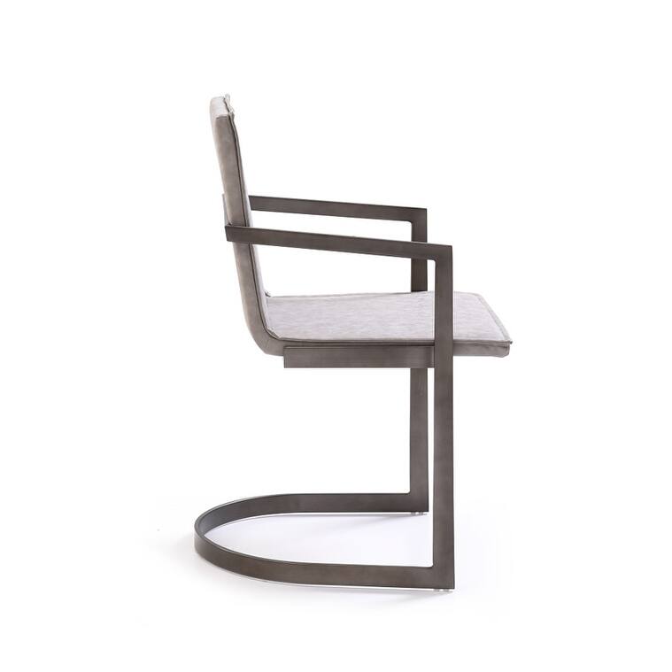 Modrest Jago Modern White Wash Grey Dining Chair