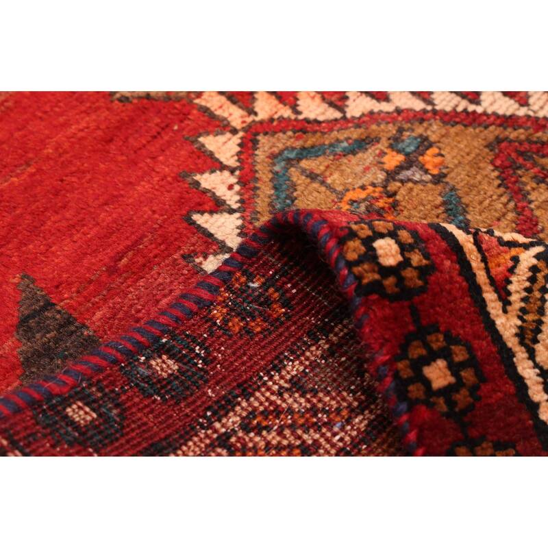 ECARPETGALLERY Hand-knotted Konya Anatolian Red Wool Rug - 3'3 x 13'0