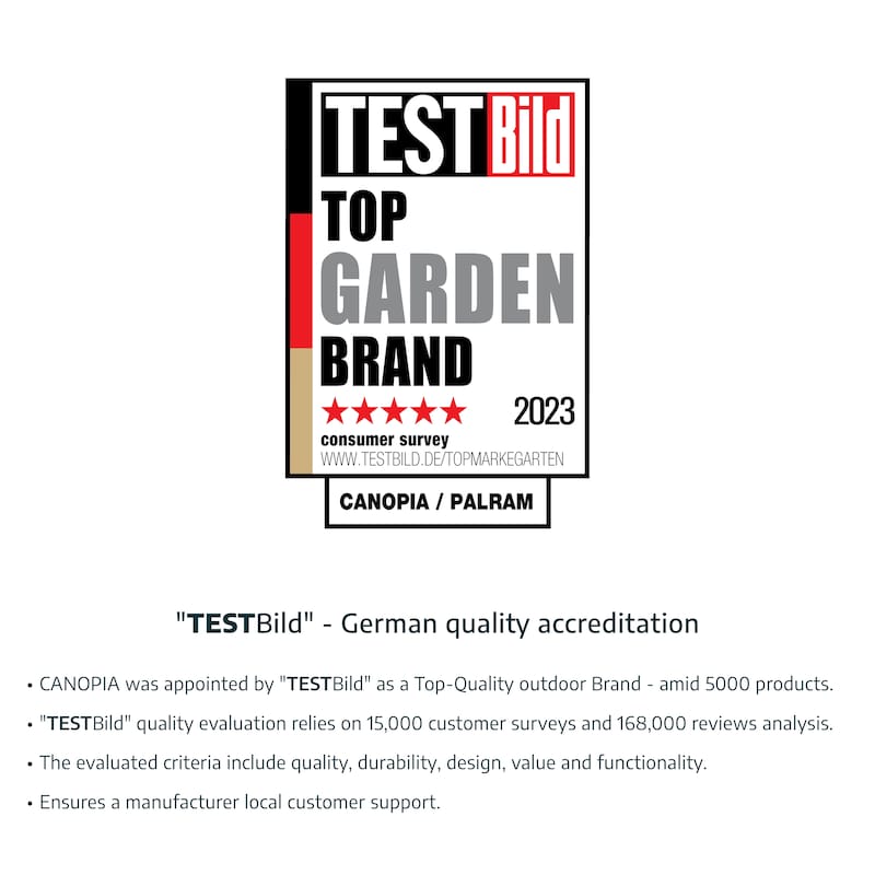 Olympia 10 ft. White/White Aluminum Patio Cover -