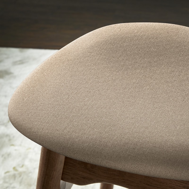 Norwegian Danish Tapered Dining Chairs (Set of 2) by iNSPIRE Q Modern - Walnut Finish - Cameo (made to order)