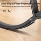 preview thumbnail 19 of 25, Oversized Papasan Rocking Lounge Chair with Footrest, Heavy-Duty 450lbs Metal Frame, Indoor Outdoor Patio Rocker with Cushion