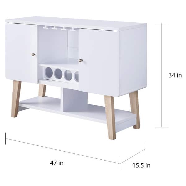 Carson Carrington Ingrirud Modern 4-bottle Buffet Server