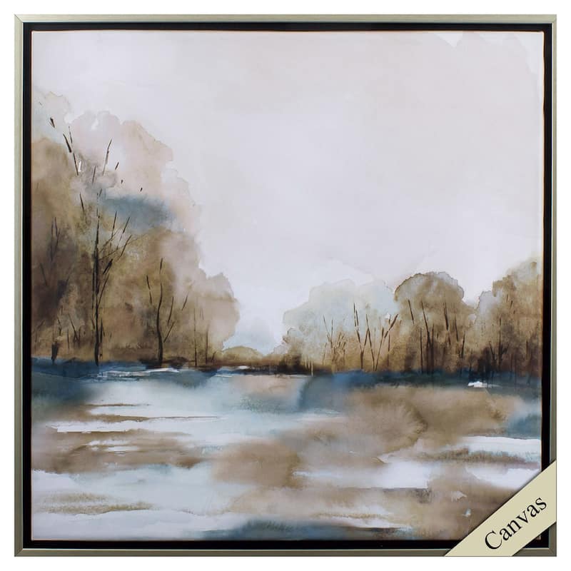 Silent Still - Giclee on Canvas - 30 X 30 X 3 - Plastic - Silver