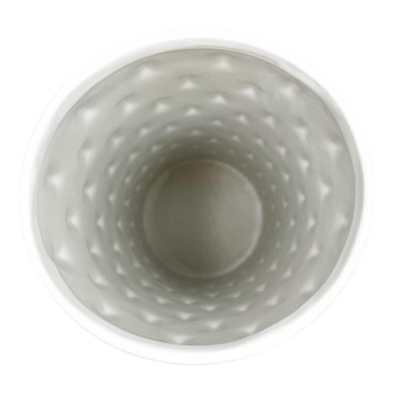 White Ceramic Vase for Flowers