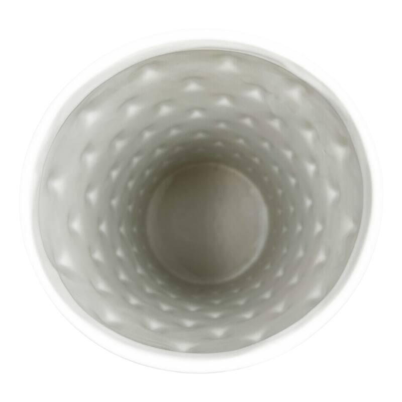 White Ceramic Vase for Flowers