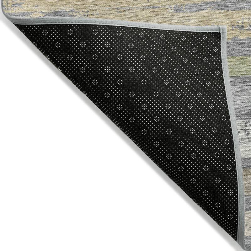 Machine Washable Indoor/ Outdoor Chantille Stripe Rug
