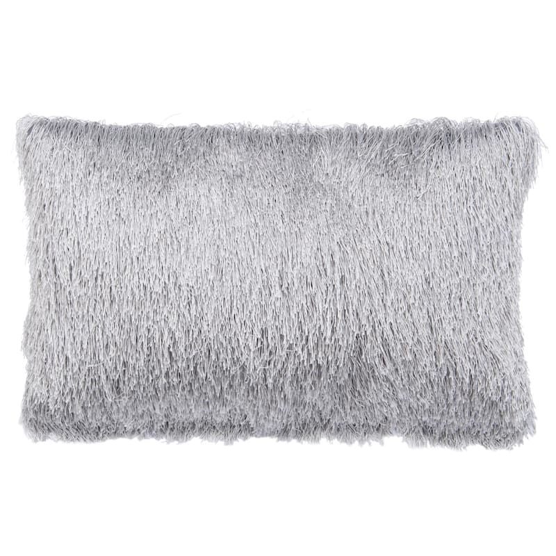 SAFAVIEH Retro Chic Indoor/ Outdoor Shag Decorative Pillow