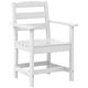 preview thumbnail 47 of 108, Shoreside Patio Dining Arm Chair White