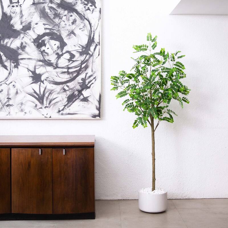 6' Artificial Greco Citrus Tree with Real Touch Leaves - Green