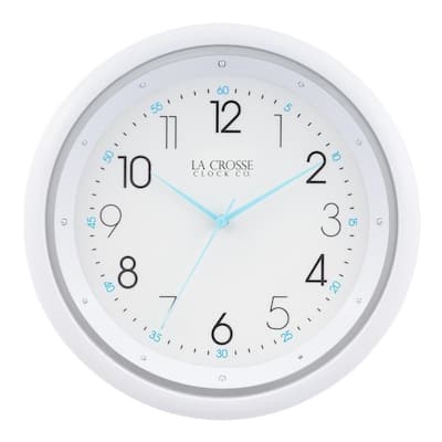 La Crosse Clock 10 Inch Night Vision Quartz Wall Clock