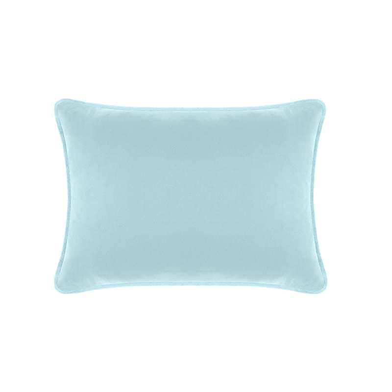 Sparkles Home Coordinating Pillow - 14x20 - Aqua Velvet