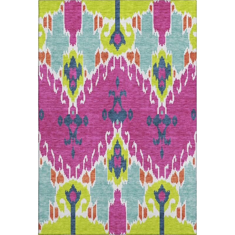 Premium Washable Super Soft Boho Ikat Mayfield Rug