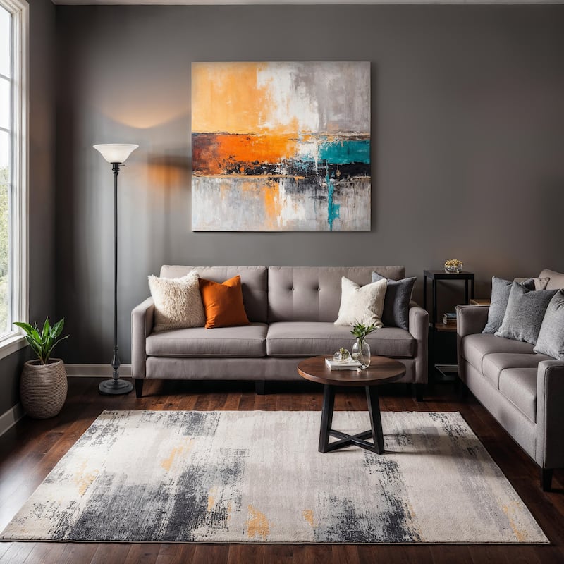 Claret Torchiere - Black Wood