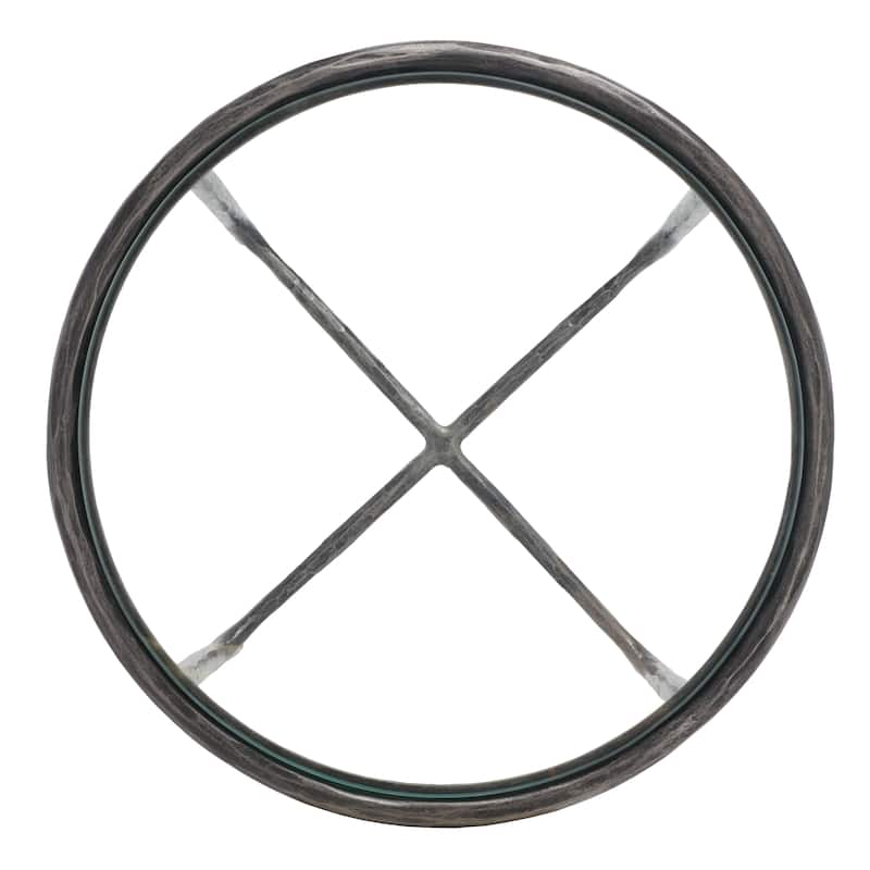 SAFAVIEH Couture Saliha Forged Metal Round End Table - 18" W x 18" L x 20" H - 18"W x 18"D x 20"H