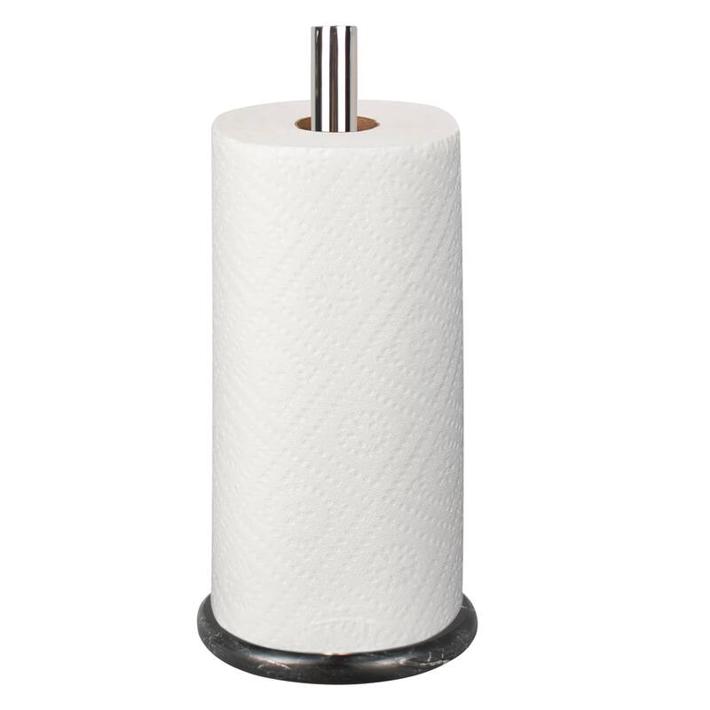 happimess, Avery Metal with Non Slip Weighted Marble Base Paper Towel Holder