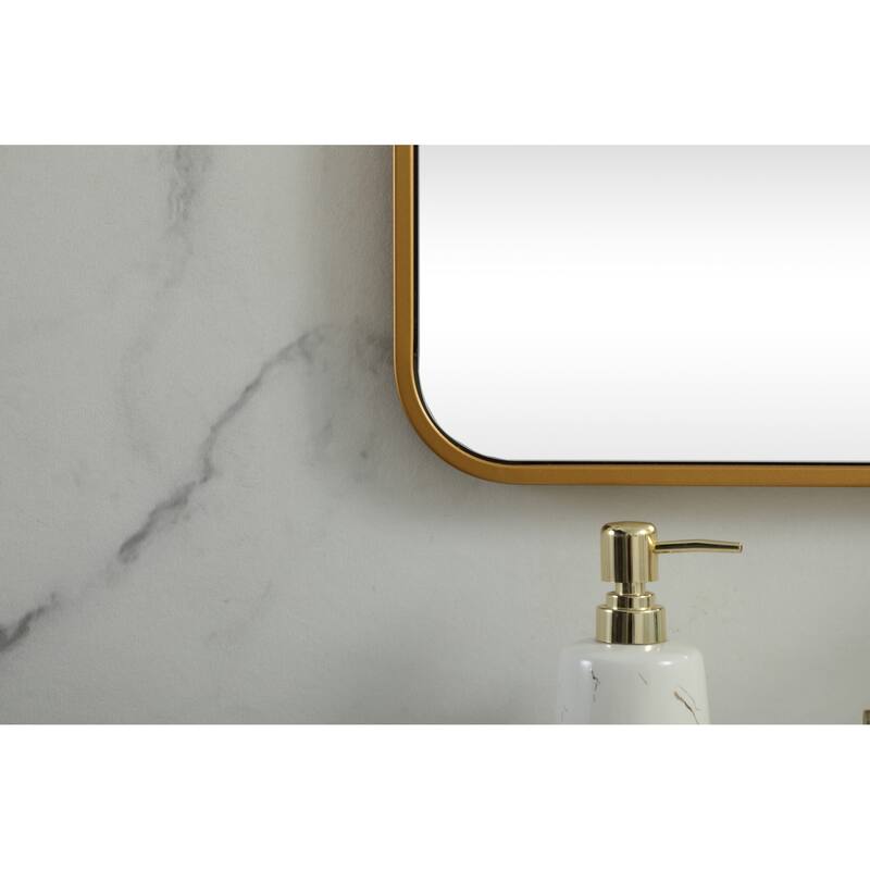 Elegant Lighting MR803030 Evermore 30" W x 30" H Transitional Square