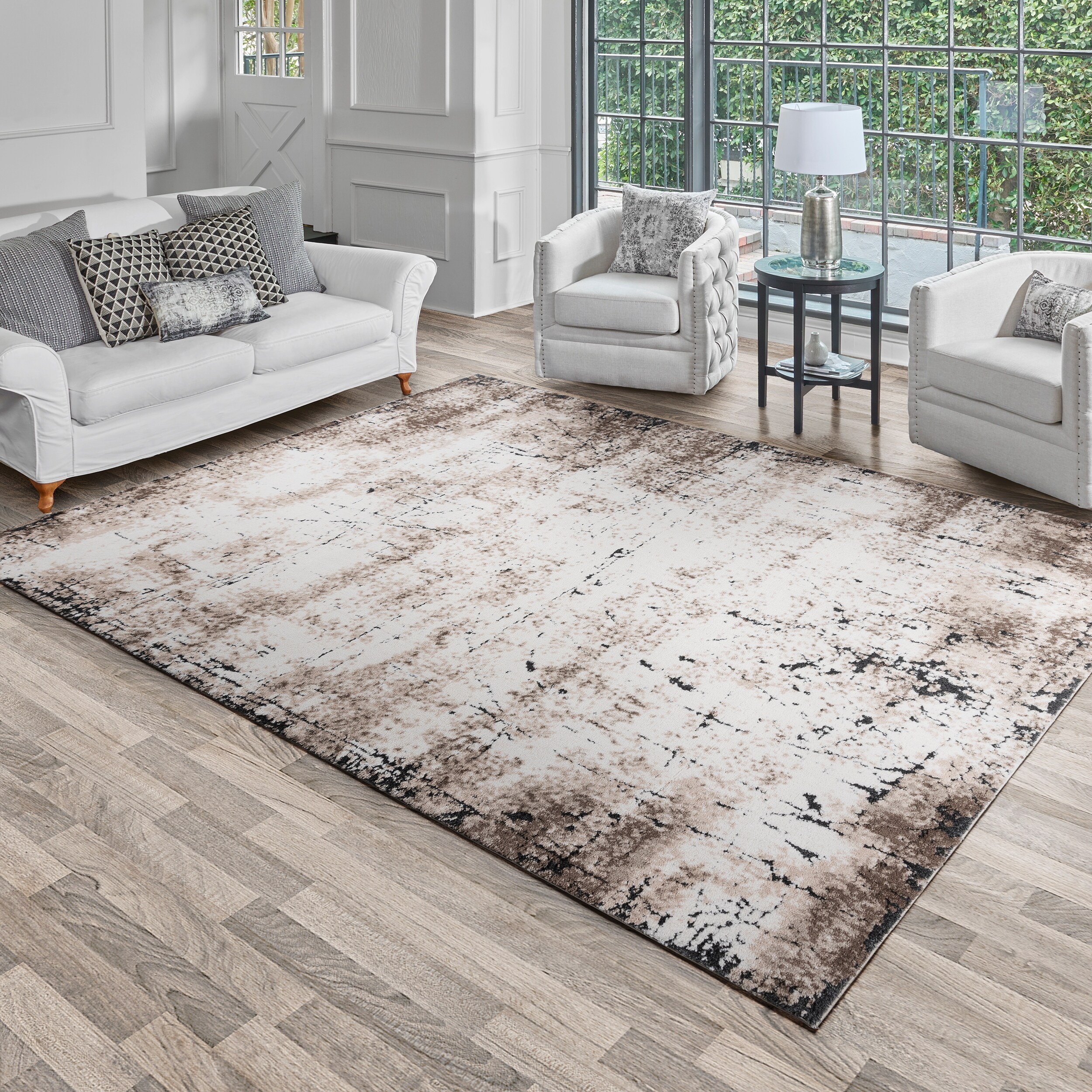 Gertmenian Imani Polypropylene Dense Pile Quality Plush Shag Area