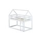 preview thumbnail 17 of 16, Low Height Design Twin over Twin Floor Bunk Bed Kids Bed with Ladder,Guardrails